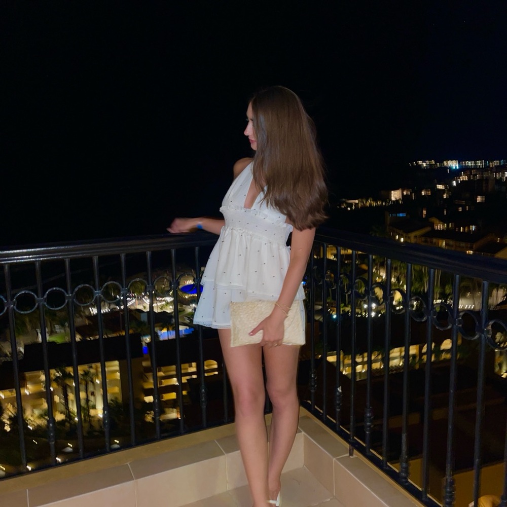 Revolve Halter Mini Dress
